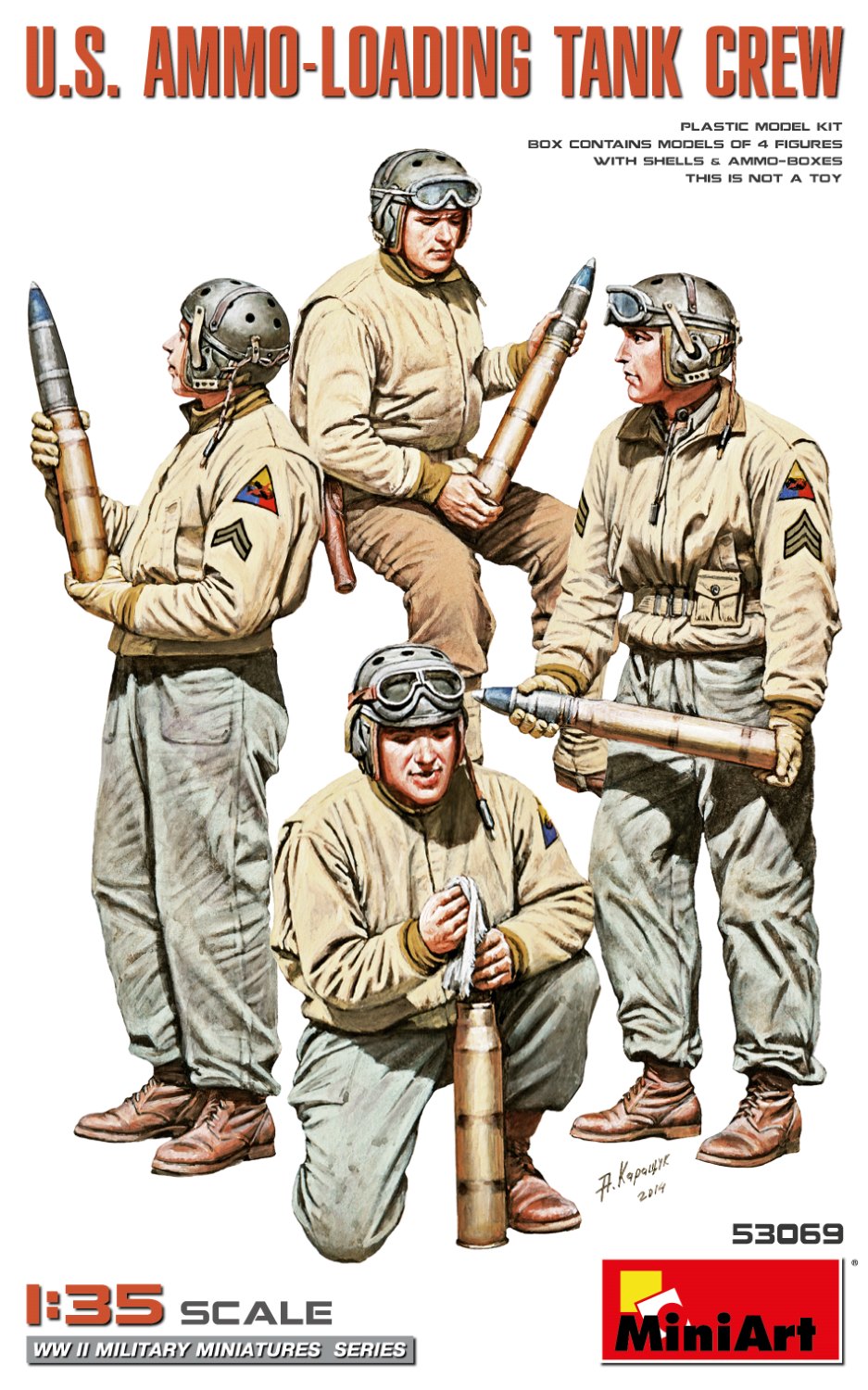 Miniart 53069 U.S. Ammo-Loading Tank Crew 2nd Edition 1:35 Model Kit