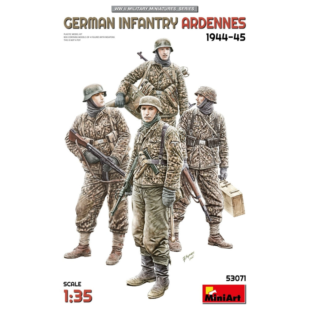 Miniart 53071 German Infantry. Ardennes 1944-45 1:35 Model Kit