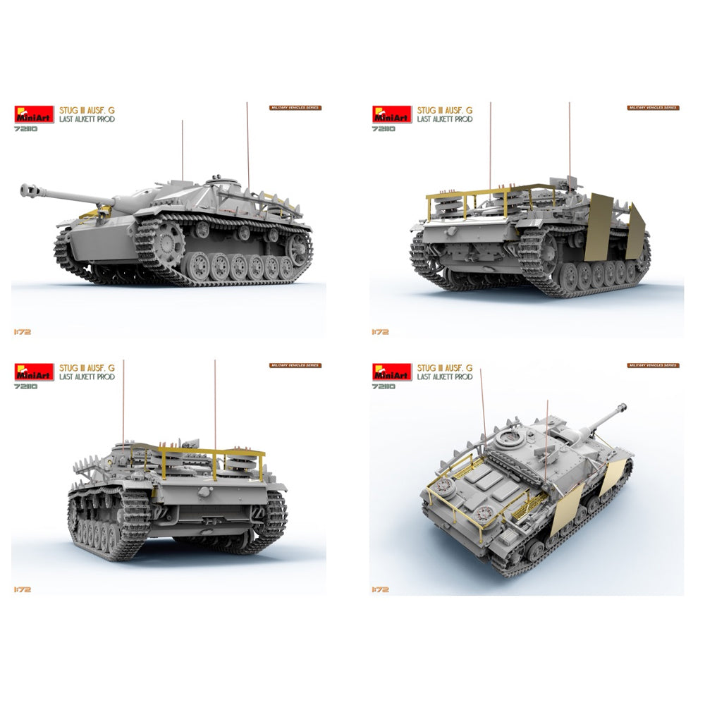 Miniart 72110 StuG III Ausf. G Last Alkett Prod. 1:72 Model Kit
