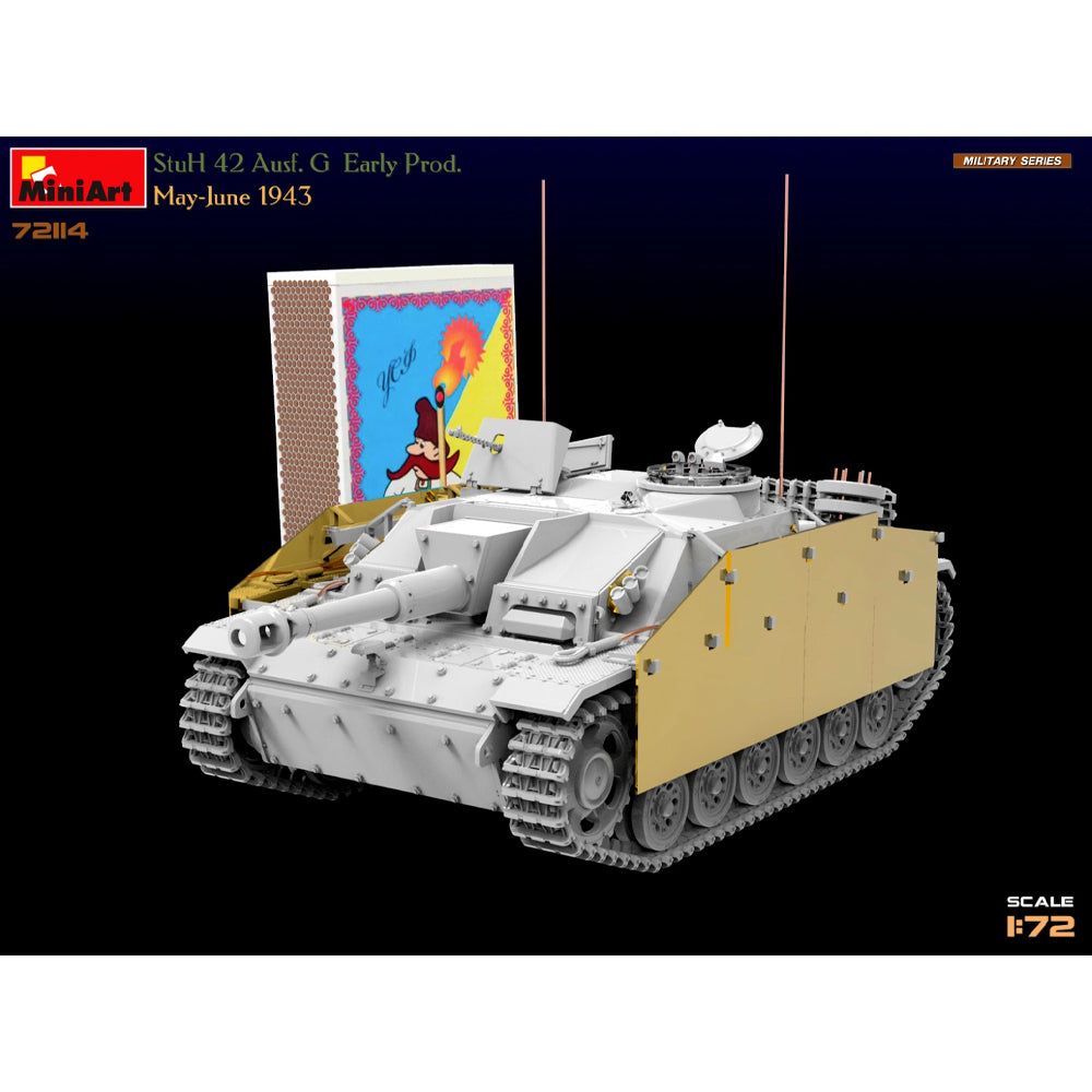 Miniart 72114 StuH 42 Ausf. G Early Prod 1:72 Model Kit