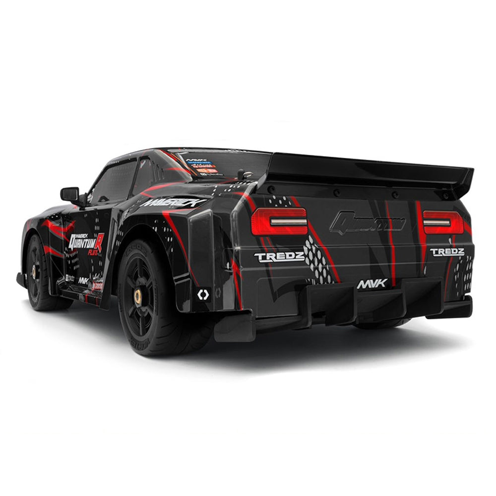 Maverick QuantumR Flux 4S 1:8 RTR RC Muscle Car - Black/Red 150350