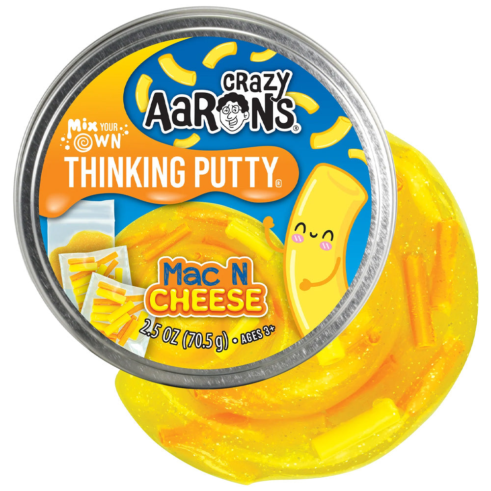 Crazy Aaron's Mix Your Own Mac N Cheese Thinking Foam Stretch Toy MX-MC020