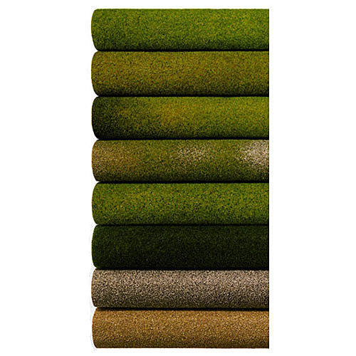 NOCH Flowered Light Green Grass Mat 120x60cm HO Gauge Scenics 00270