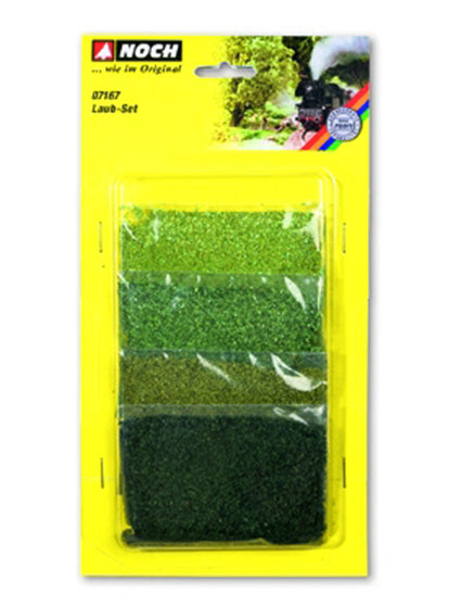 NOCH Green Leaf Foliage Set HO Gauge Scenics 07167