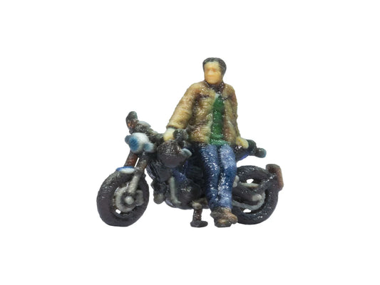 Noch 10908 Cafe Racer Motorbike Standing 3D Master Figure HO Gauge