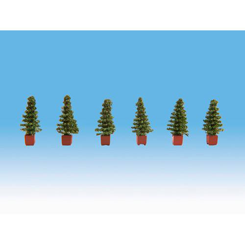 NOCH 14021 Thuja (6) Ornamental Plants HO Gauge Scenics