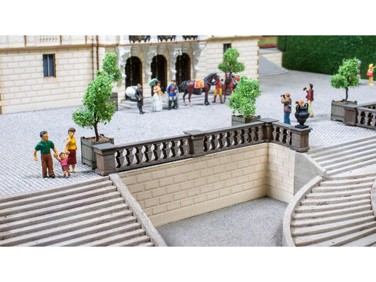 Noch Balustrades 225x14mm Laser Cut Minis Kit N14215 HO Gauge