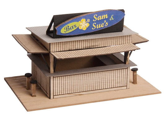Noch Beach Bar Laser Cut Minis Kit HO Gauge 14260