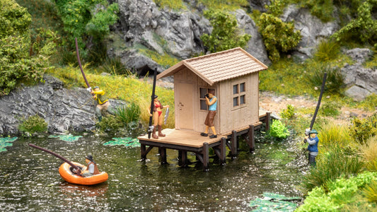 Noch 14262  Fisherman's Hut Laser Cut Minis Kit HO