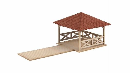 Noch 14263  Event Pavilion Laser Cut Minis Kit HO