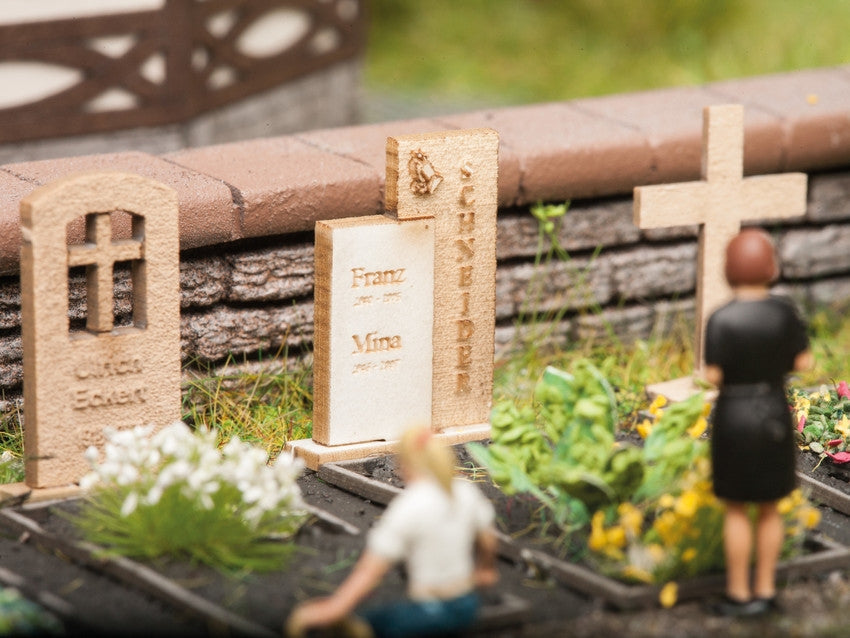 Noch Gravestones (10) Laser Cut Minis Kit N Gauge 14611