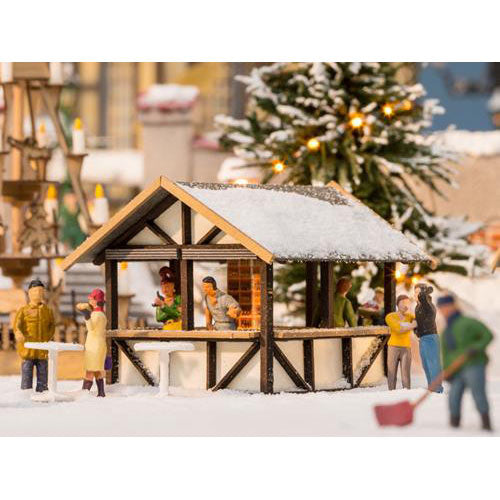NOCH Mulled Wine Stall Laser Cut Minis Kit N Gauge Scenics 14683