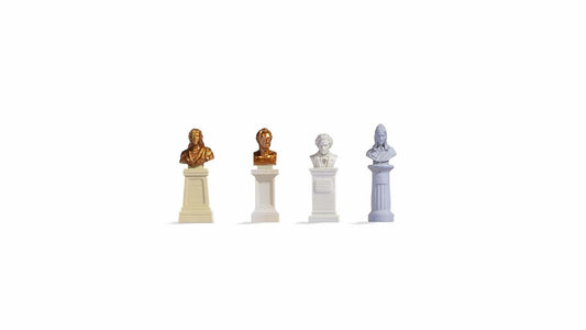 Noch Busts (4) Accessory Set N14838 HO Gauge