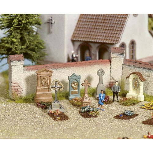 NOCH Gravestones Accessory Set HO Gauge Scenics 14871