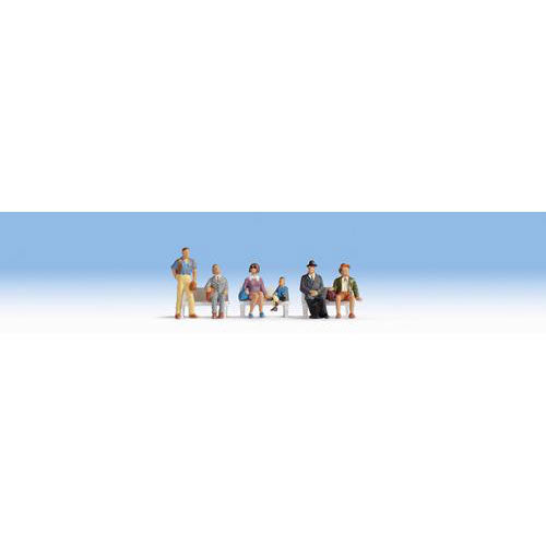 NOCH Passengers (6) Figure Set HO Gauge Scenics 15240