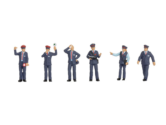 Noch German Railway Officials (6) Figure Set N15259 HO Gauge