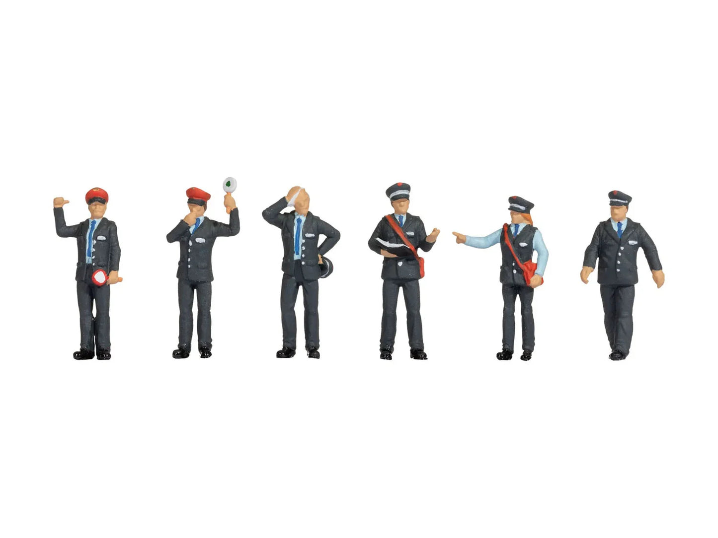 Noch Swiss Railway Officials (6) Figure Set N15260 HO Gauge