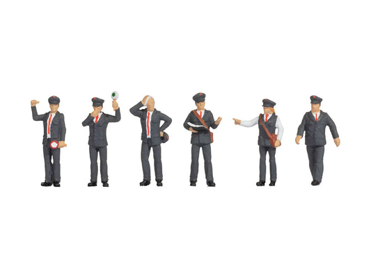 Noch Austrian Railway Officials (6) Figure Set N15261 HO Gauge