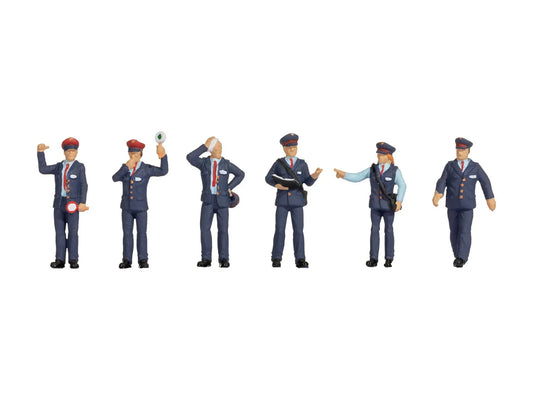 Noch French Railway Officials (6) Figure Set N15262 HO Gauge