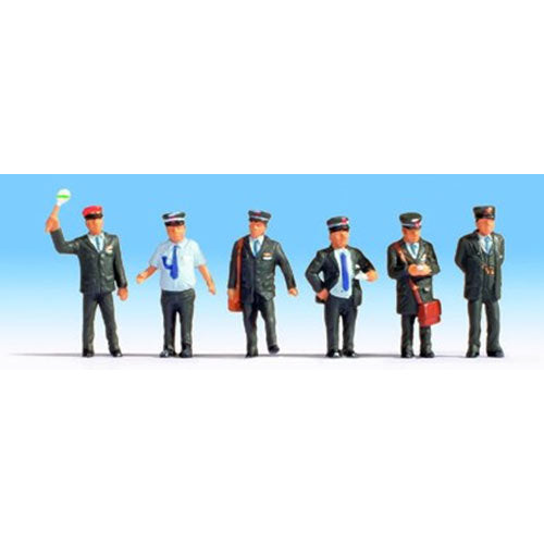 NOCH Swiss Railway Staff (6) Figure Set HO Gauge Scenics 15266