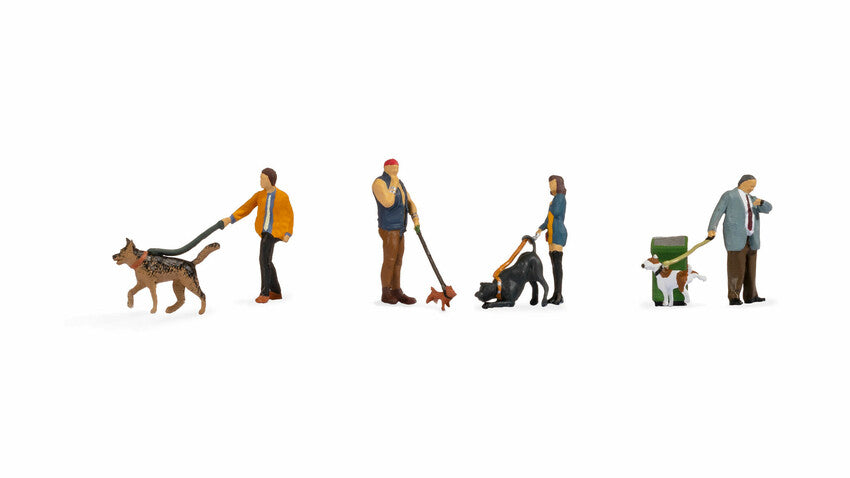 Noch 15471 Dog Walkers (4) Figure Set