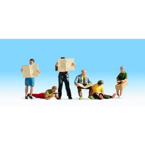 NOCH Readers (6) Figure Set HO Gauge Scenics 15575