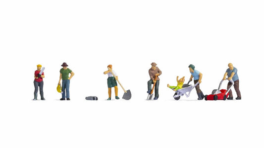 Noch Gardening (7) Figure Set N15598 HO Gauge