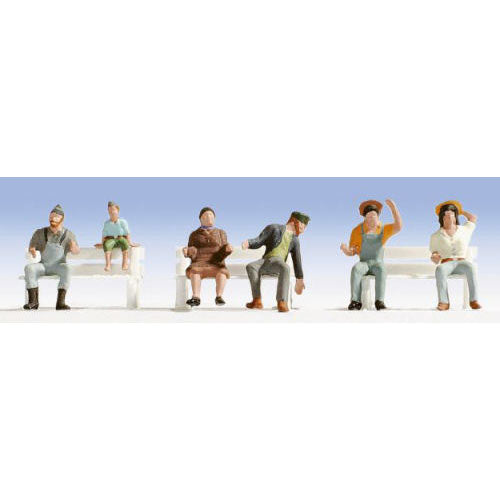 NOCH Tractor Drivers (6) Figure Set HO Gauge Scenics 15628