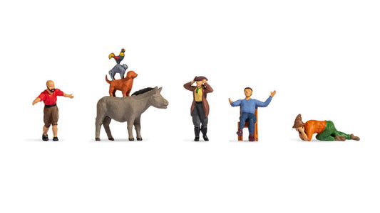 Noch 15806 The Bremen Town Musicians Fairytale Figure Set HO