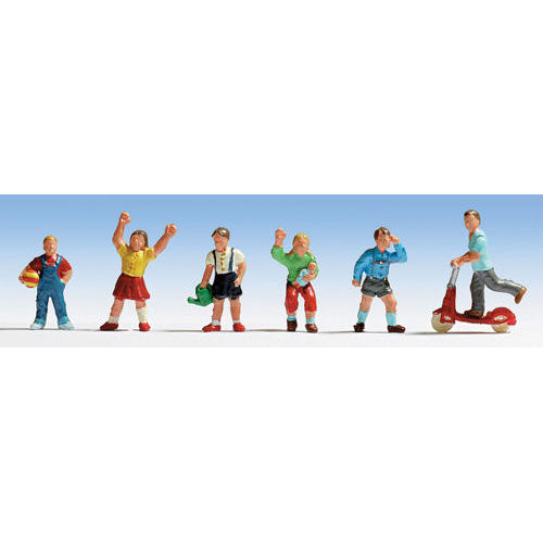 NOCH Children (6) Figure Set HO Gauge Scenics 15815