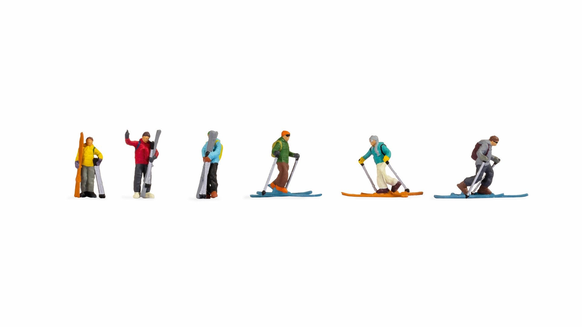 15823 Noch 15823 Skiers (6) Figure Set HO – Jadlam Toys & Models