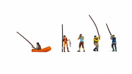 Noch 15891  Anglers (5) Figure Set HO