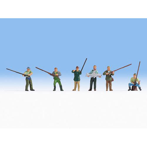 NOCH Fishermen (6) Figure Set HO Gauge Scenics 15892