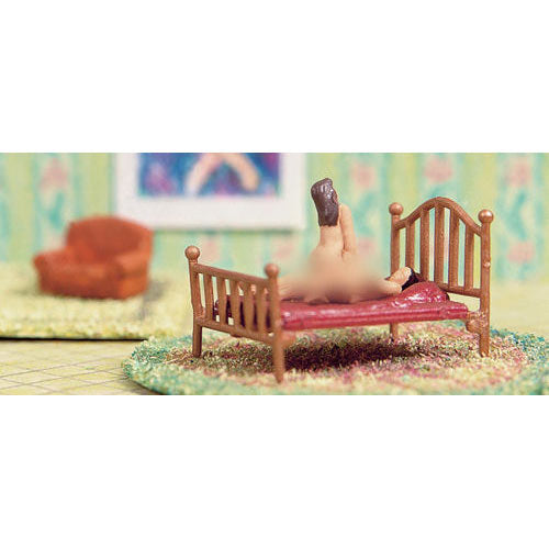 NOCH Lovers in Action (Bed) Sexy Scenes Figure Set HO Gauge Scenics 15951