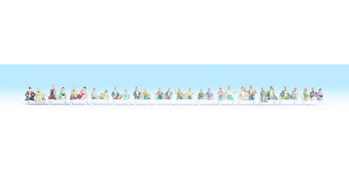 NOCH Passengers without Legs (30) Mega Economy Figure Set HO Gauge Scenics 16050