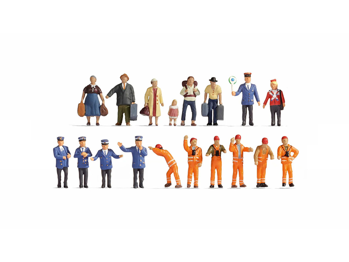 Noch At the Station XL Figure Set HO Gauge N16122
