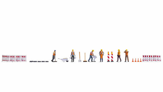 Noch Roadworks Themed Figure Set N16262 HO Gauge