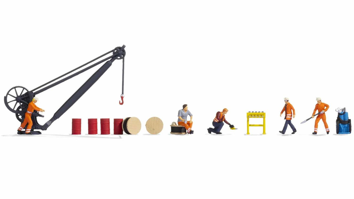 Noch Engine Shed Themed Figure Set N16270 HO Gauge