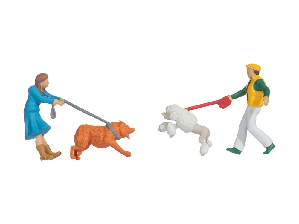 Noch Dog Encounter Funny Scenes Figure Set N16602 HO Gauge