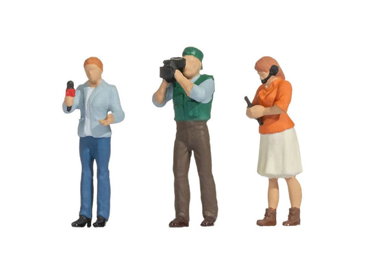 Noch Reporting Team Funny Scenes Figure Set N16605 HO Gauge