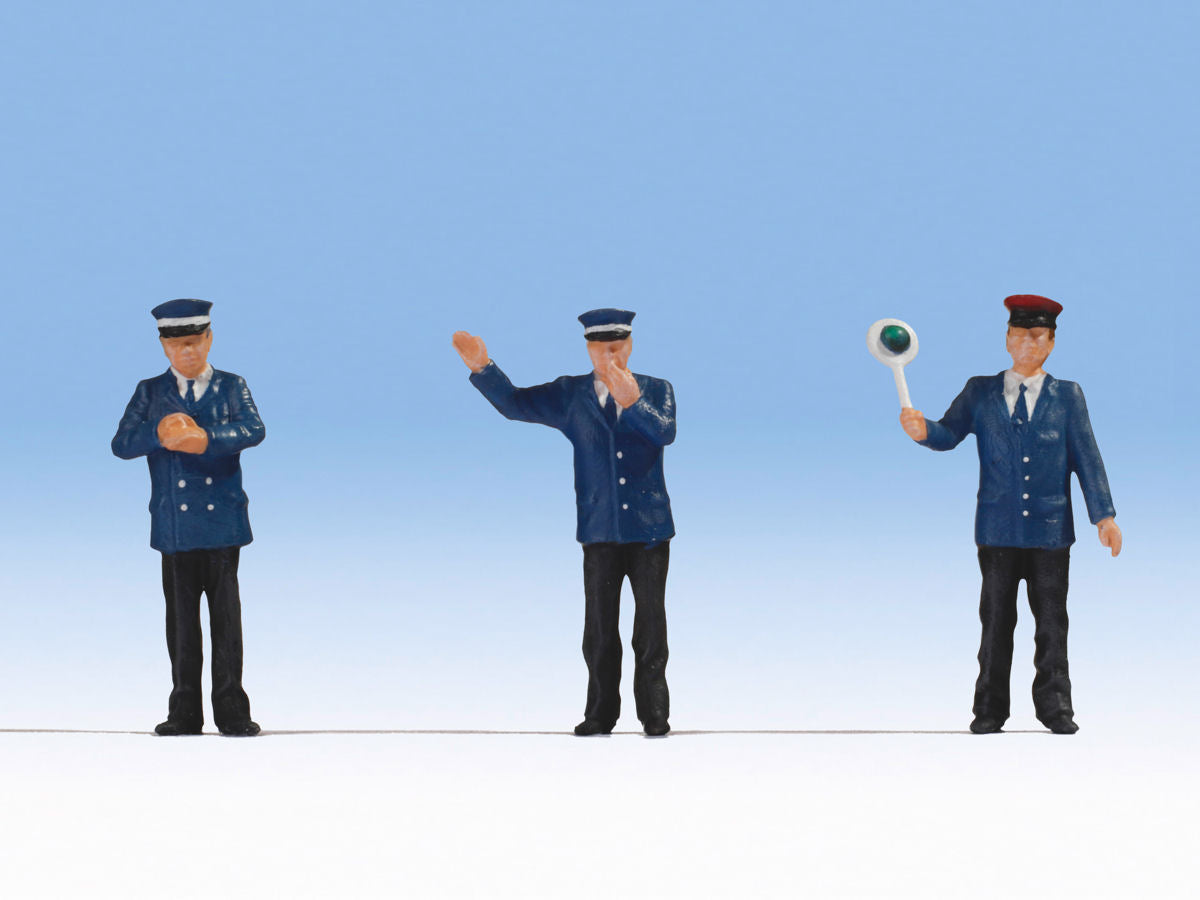 Noch Railway Officials (3) Figure Set N17100 1:32 Scale