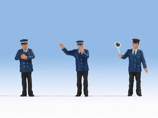 Noch Railway Officials (3) Figure Set N17100 1:32 Scale