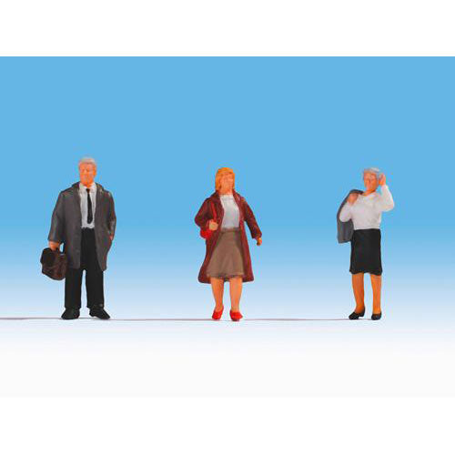 NOCH Passengers (3) Figure Set HO Gauge Scenics 17850