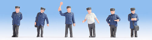 NOCH Railway Officials (6) Hobby Figure Set HO Gauge Scenics 18010