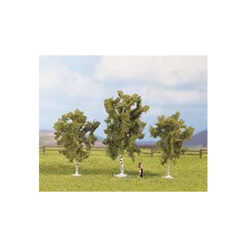 NOCH Birch (3) Classic Trees 4.5cm HO Gauge Scenics 25520