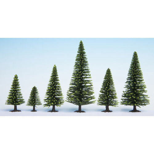 NOCH Spruce (10) Hobby Trees 5-14cm HO Gauge Scenics 26925
