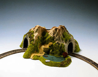 Noch Single Track Curved Tunnel 25x25x12cm N Gauge 34660