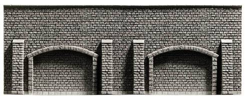Noch Arcade Wall Hard Foam 19.8x7.4cm N Gauge 34858