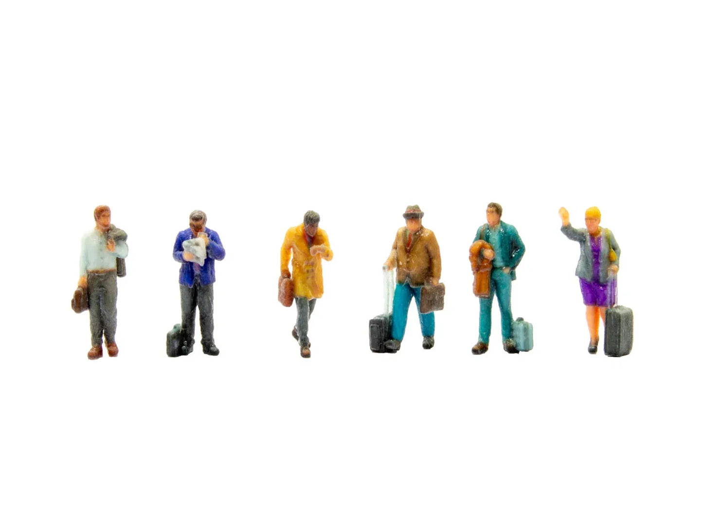 Noch Business Travellers (6) 3D Master Figure Set N35315 N Gauge