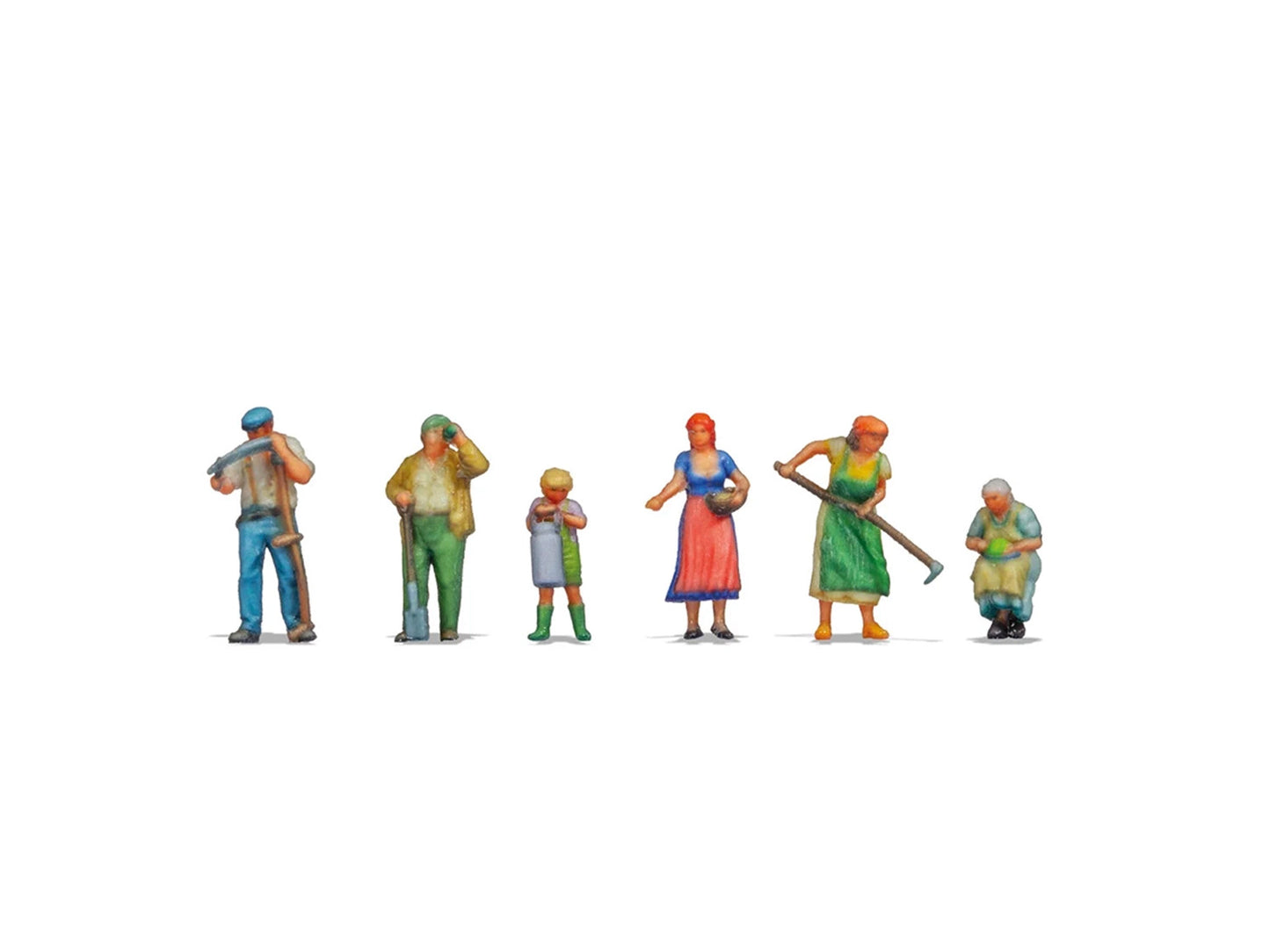 Noch Farmers (6) 3D Master Figure Set N Gauge N35600